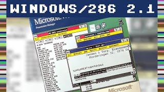 Boxed Microsoft Windows/286 2.1