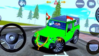 Dollar (Song) Modified Mahindra colour 💚Thar ||👿 Indian Cars Simulator 3D || Android Game Part 985✔️