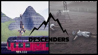 This Bike Game is Extreme! - Descenders Funny Moments