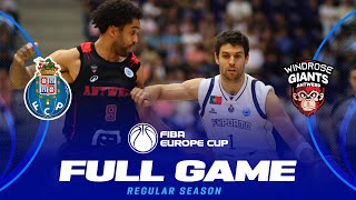Regular Season | FC Porto v Windrose Giants Antwerp | Full Basketball Game | FIBA Europe Cup 2025-26