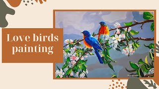 Birds Acrylic Painting on Canvas//Painted by: RAMIL GONZALES