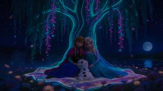 Elsa, Anna & Olaf ✨ Soothing Disney Piano Melodies | No Ads, Drift to Sleep Fast, Sleep Piano Music