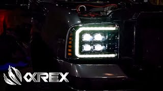 05-07 F250 ALPHAREX NOVA SERIES HEADLIGHTS | 6.0 POWERSTROKE