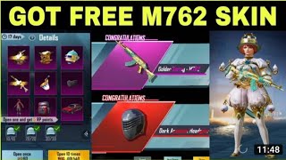 I GOT NEW M762 ||GUN SKIN ||BGMI M762 LOVER 😍😍