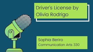 Drivers License  by Olivia Rodrigo