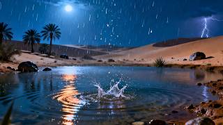 Peaceful Rain Oasis for Anxiety Relief (Live)