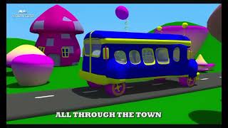 The Wheels On The Bus | Nursery Rhymes | Baby Songs | Kids Camp Rhymes Cartoons For Children 