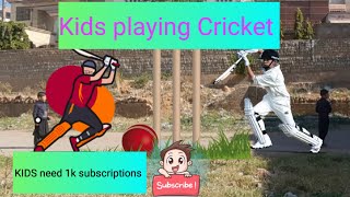 kids playing funny Cricket #funny #kids