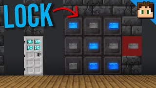 The BUTTON COMBINATION LOCK [Minecraft Bedrock 1.20]
