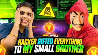 Hacker Gifted “V Badge” To My Small Brother Noob Id 🤯