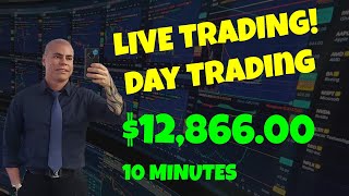 LIVE Day Trading On LightSpeed- $12,866.00 in 10 Min