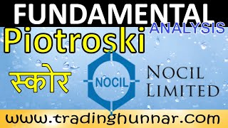 NOCIL Ltd Fundamental Analysis  Share Price Analysis  Share Latest News Today Piotroski Score