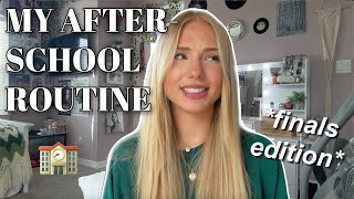 my AFTERSCHOOL routine...**FINALS edition**