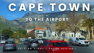 Driving to Cape Town International Airport | South Africa | Western Cape |