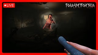IS THAT A G-G-GHOST?! - Phasmophobia (Spooktober Ep 3) [VOD]