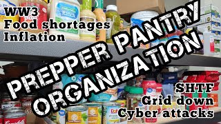 Prepper Pantry | Pantry Organization | Get Ready Now for WW3, Food Shortages, Inflation, SHTF