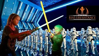 Full Ride Experience: Star Wars: Rise of the Resistance at Disneyland! #starwars #disneyland