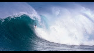 JAWS KALANI LATTANZI CRAZY BODYSURFING BARREL!!!