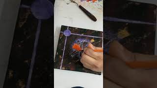 Azalea Flower drawing with acrylic paint- for beginners.