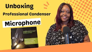 Unboxing Amazon Condenser Microphone | Setup and Sound Test