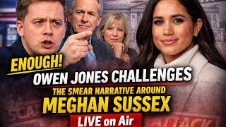 Live TV Moment: Owen Jones Defends Meghan Sussex From Media Attacks