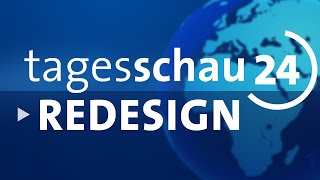Tagesschau On-Air Redesign Konzept (tagesschau24/ARD-Aktuell) (selfmade)