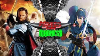 Mugen Fighting Jam Madness: Aragorn (Lord of the Rings) vs. Marth (Fire Emblem)