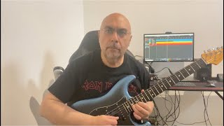 Iron Maiden - The Clairvoyant - Guitar Solo Cover