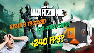 WARZONE - RYZEN 9 7900X3D + RTX 4080 SUPER - 1440P DLLS EQUILIBRADO GRÁFICO MÉDIO BAIXO