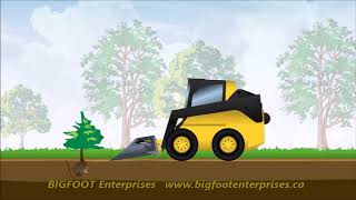 Skid Steer X4S Tree Scoop