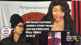Awkward! Mo’Nique Captures ‘Queen’s Court’ Drama LIVE on Periscope… (FULL VIDEO)