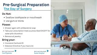 Joint Replacement Surgery: Day of Surgery