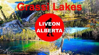 A STUNNING little HIKE,  The Grassi Lakes Interpretive Trail.  #canadianrockies
