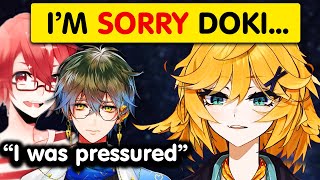 Ike (Xandu) apologizes to Doki live for the NijiEN black stream