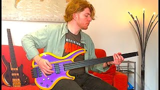 Fretless bass with flatwound strings played with a pick - Biarnel Scorcio 34" NO TALKING