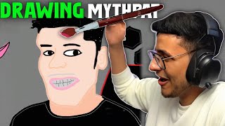 TRIGGERED INSAAN drawing mythpat ! 🖌 | mythpat drawing