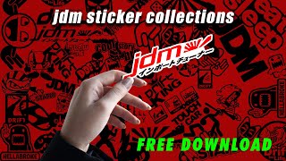 Jdm Sticker Collection  Free Download