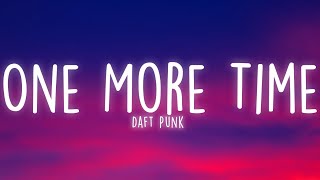 Daft Punk - One More Time (Lyrics)