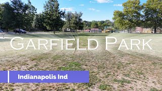 Garfield Park in Indianpolis floyover with a DJI Air 3