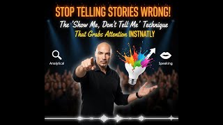 Stop Telling Stories Wrong! 🔥 The "Show Me, Don’t Tell Me" Technique That Grabs Attention Instantly