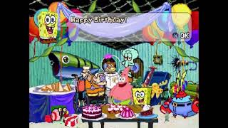 SuperSponge - Patrick's Birthday, but the music actually plays