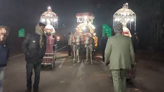 घोड़ा बग्गी लाइट | भरतपुर बारात की चढ़ाई
