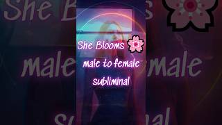 mtf subliminal #mtf #maletofemale #subliminal