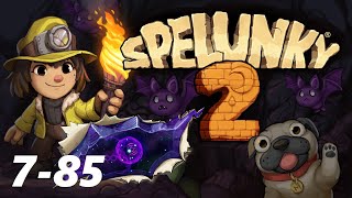Spelunky 2 - Cosmic Ocean 7-85 (Jungle-Temple/Duat route)