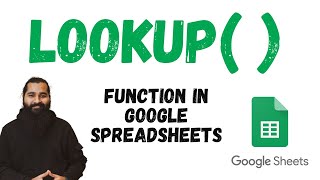 LOOKUP Function in Google Sheets | Search Values Easily in Your Data