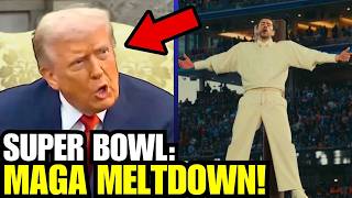 🚨 Trump MELTS DOWN at Super Bowl HUMILIATION