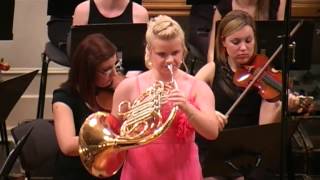Richard Strauss: Concerto No. 1 for French Horn and orchestra, Monika Němcová