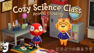 Cozy Science Class 🧪📚 Study with Animal Crossing | Calm Focus Music & Soft Classroom Ambience
