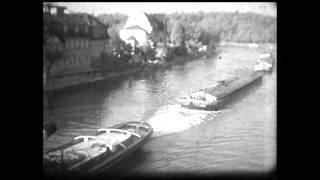 Halle Saale in Schwarzweiß 16mm Schmalfilm