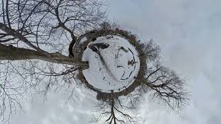 Boston Public Garden #18 (360-Degree LITTLE PLANET) 4K